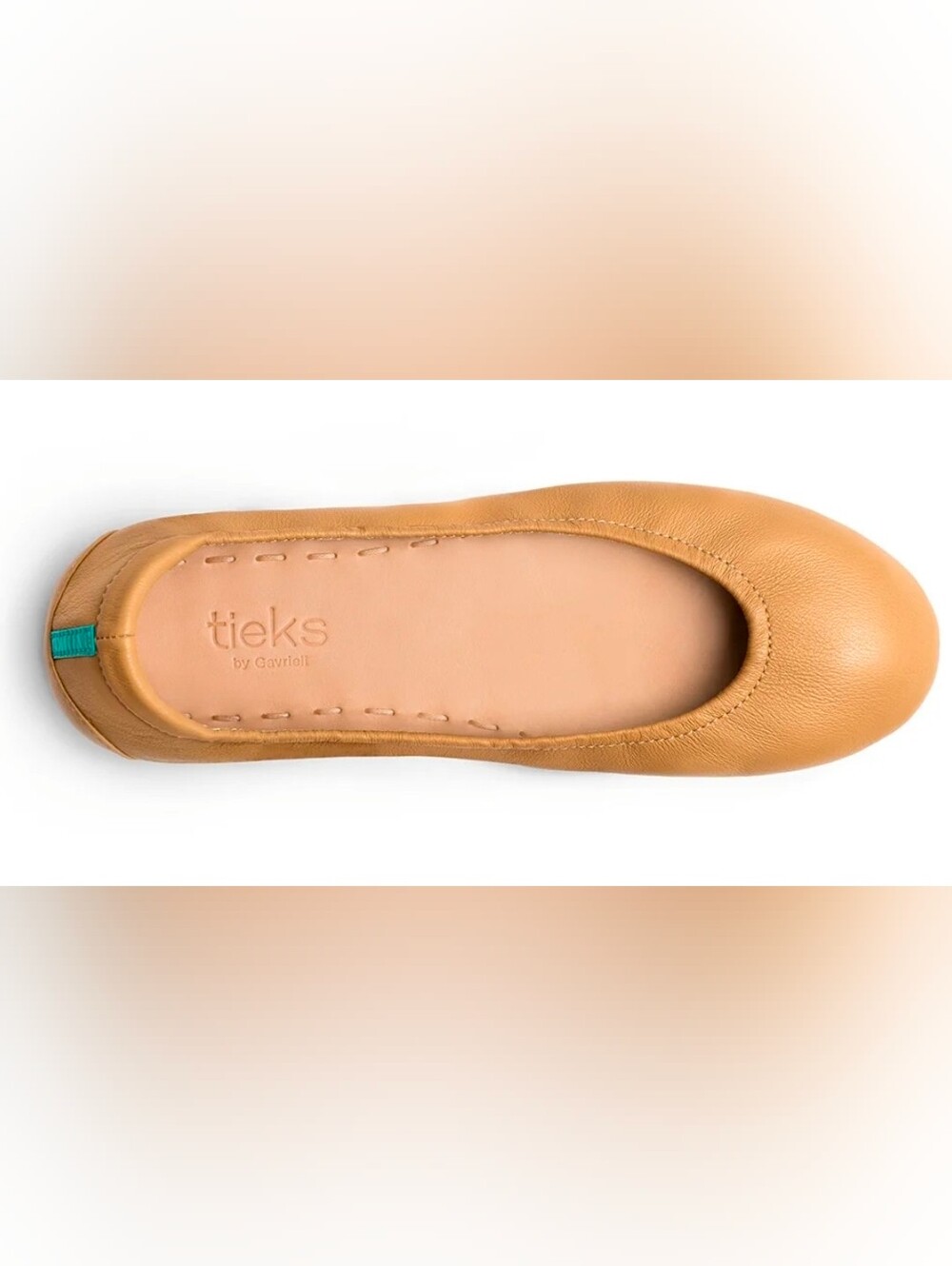 Tieks Women’s Foldable Ballet Flat — Tan Size 8